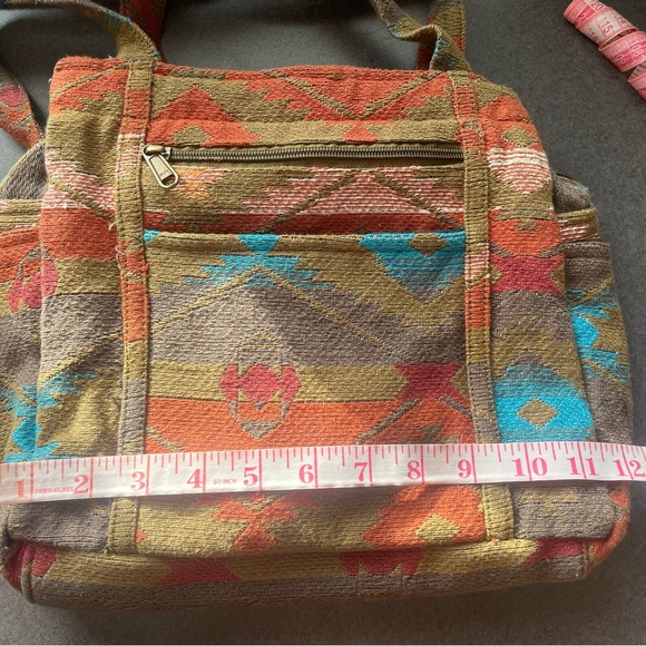 Stylish Multicolor Aztec print shoulder bag - Picture 5 of 6
